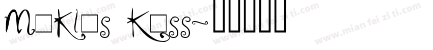 Miklos Kiss字体转换